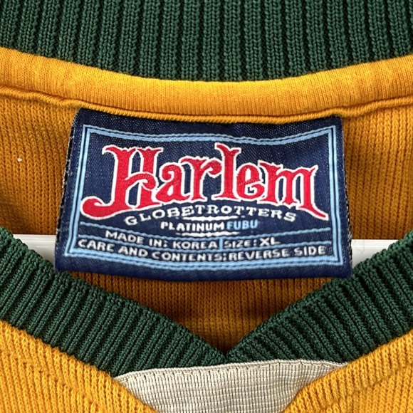 Vintage Harlem Globetrotters #36 Meadowlark FUBU Platinum Basketball Jersey XL - Picture 5 of 14
